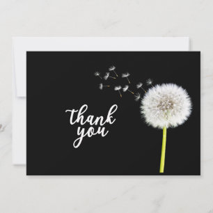 Convites Obrigado por vir a um Dandelion Funeral