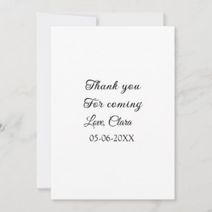 Convites obrigado por vir adicionar nome mensagem de texto 