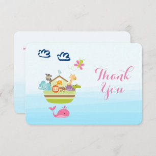 Convites Obrigados de Chá de fraldas de Arcos do Zoo Whimsi