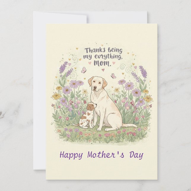 Convites obrigados de ser minha mãe de tudo (Frente)