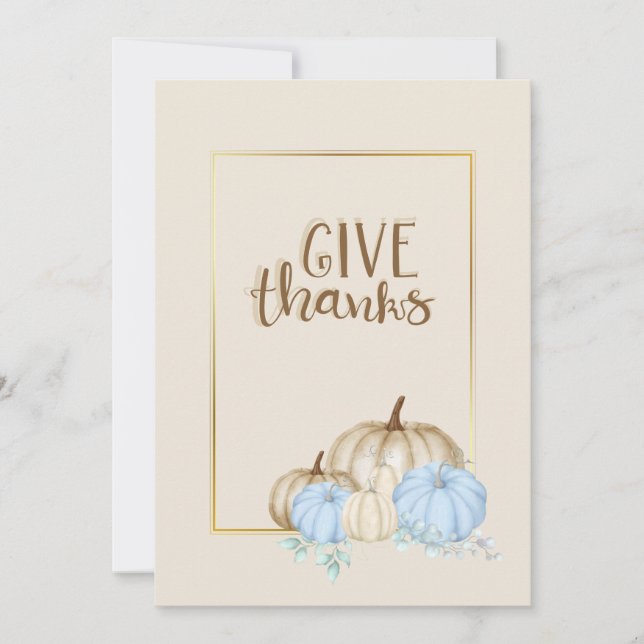 Convites Obrigados felizes que anunciam o convite. (Frente)