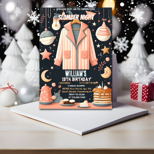 Convites Obter estrelas Sleepover SlumbParty 13