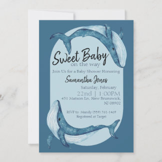 Convites Ocean Baby Shower Invitation