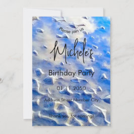 Convites Oceano e céu azul