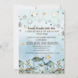 Convites Oceano Estrelado de Twinkle