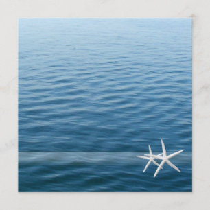 Convites Oceano profundamente; Casamento de praia eterno do