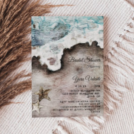 Convites Oceano Russo | Chá de panela de destino de praia