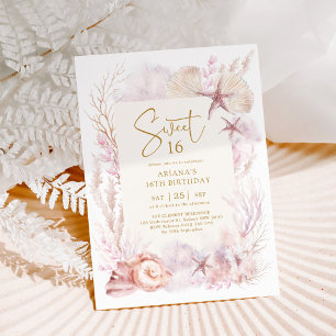 Convites Oceano Sonho Sob o Mar Sereia Doce 16