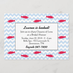 Convites Oceanos de Chá de panela do Amor