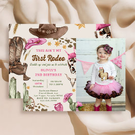 Convites Ocidental Esta não é minha primeira foto de aniver