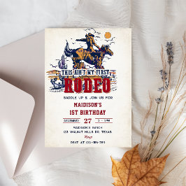 Convites Ocidental Este não é meu primeiro segundo aniversá