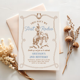 Convites Ocidental Este não é meu primeiro segundo aniversá