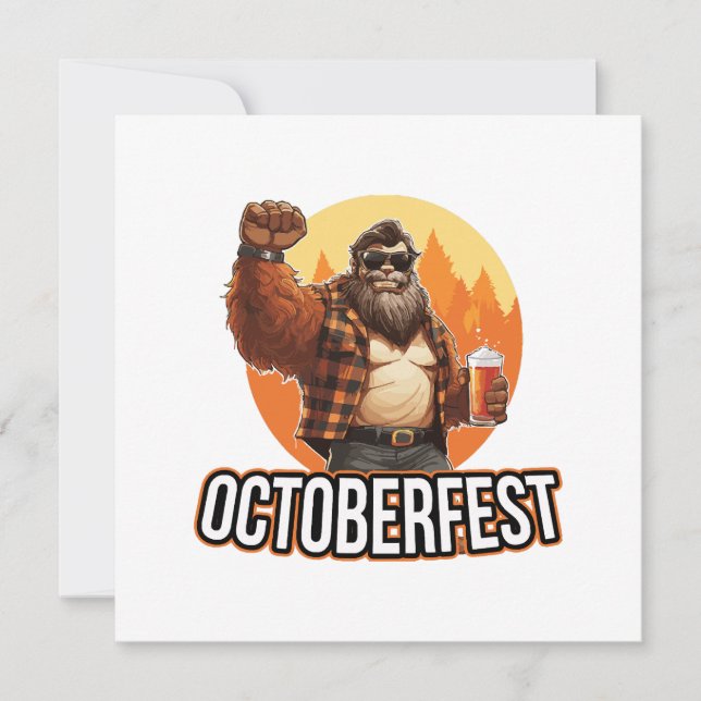 Convites Octoberfest Pé Grande  (Frente)