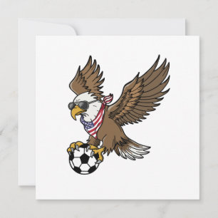 Convites Óculos de sol águia legais de futebol EUA Vintage 