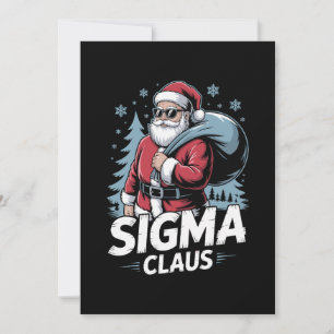 Convites Óculos de sol do Papai Noel Sigma Claus Natal