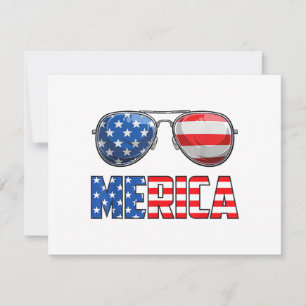 Convites Óculos de Sol Merica 4 de Julho para Homens Mulher