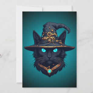 Convites Óculos de Sol Neon Halloween Mecha Gato Bruxa Cibe