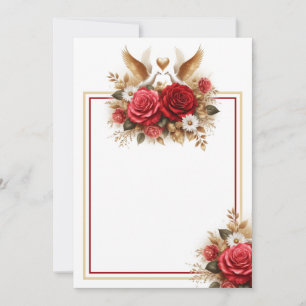 Convites Óculos, Rosas e margaridas lindos