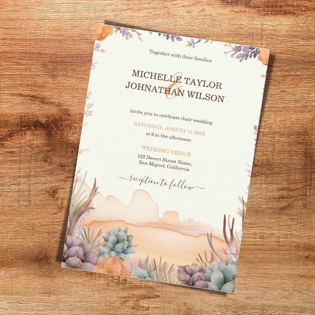 Convites Oeste do Canyon Mexicano Deserto do Cactus na Cali (Criador carregado)