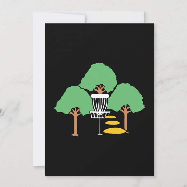 Convites Oferta de Golf de Disco de Golfe de Disco (Frente)