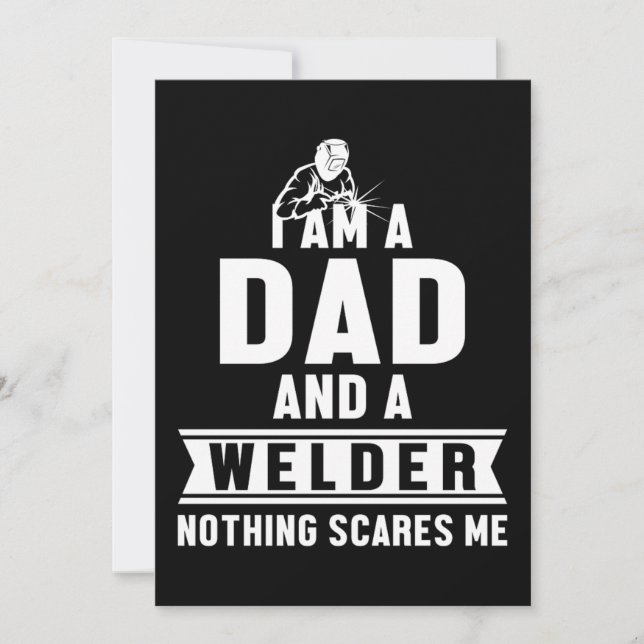 Convites Oferta De pais E Soldadura De Ferro De Ferro (Frente)