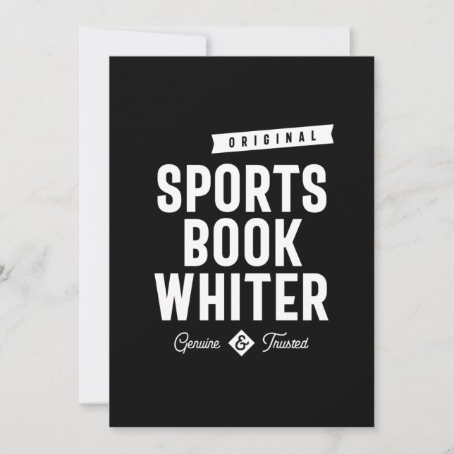 Convites Oferta de Título de Trabalho do Livro Esportivo (Frente)
