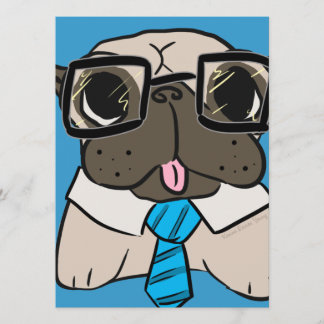 Convites Office Pug