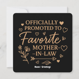 Convites Officially Promoted to Favorite Mother-in-Law