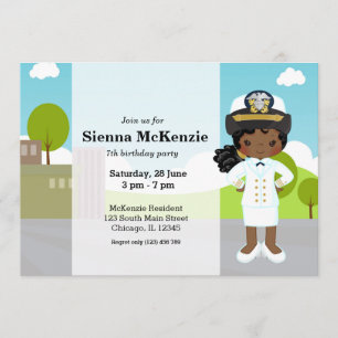 Convites oficial de uniforme da marinha