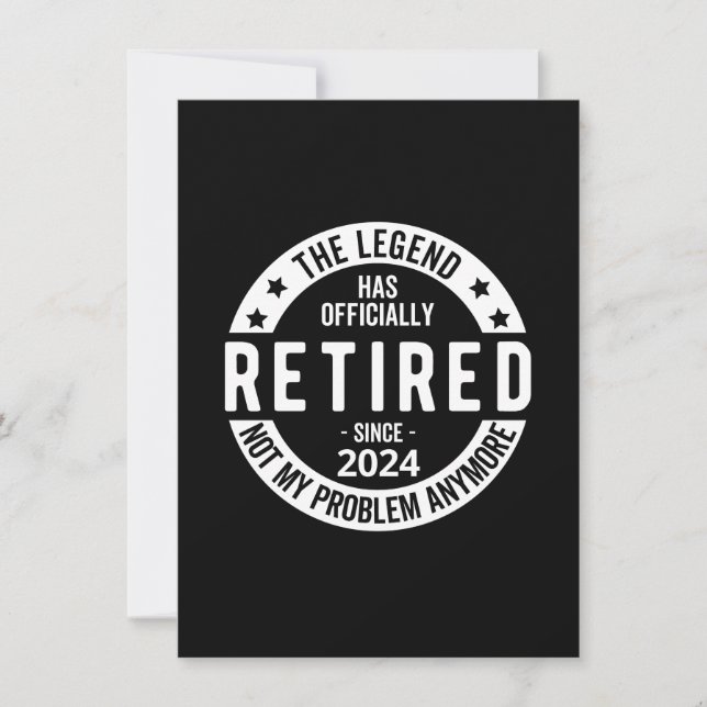 Convites oficialmente aposentado 2024 (Frente)