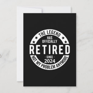 Convites oficialmente aposentado 2024