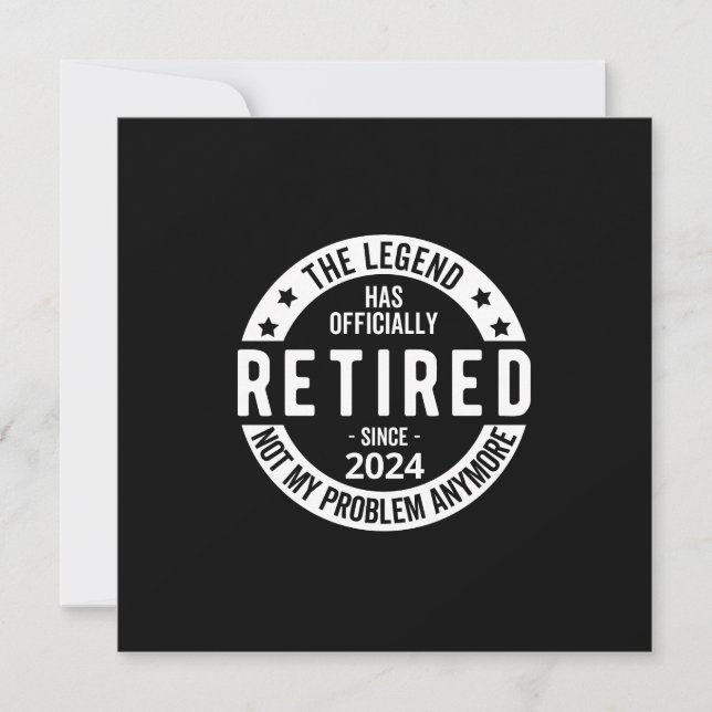 Convites oficialmente aposentado 2024 (Frente)