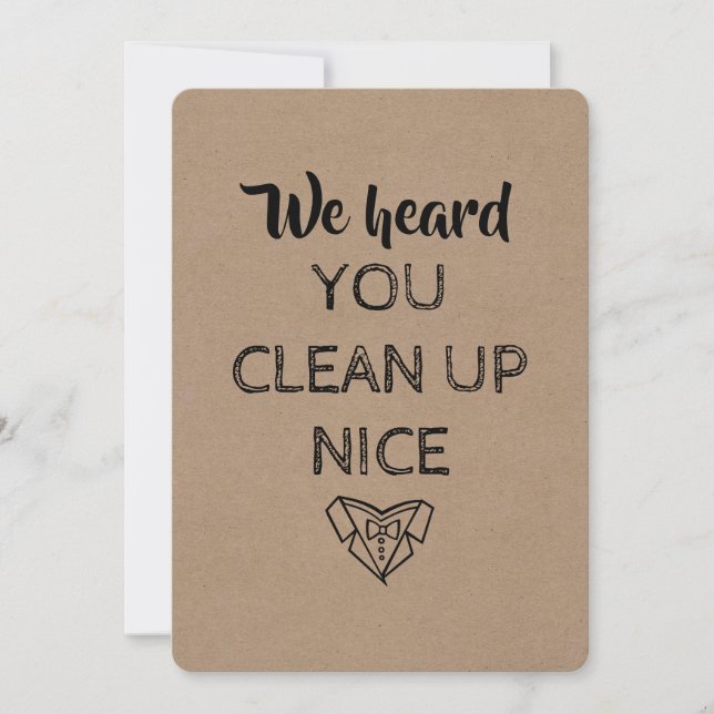 Convites OFICIANTE | Pedido de Oficiante Original e Diverti (Frente)