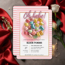 Oh bebe French Patisserie Baby Shower 