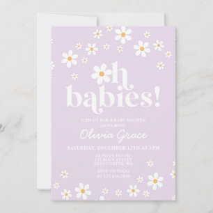 Convites Oh Bebês! Chuveiro de Bebê lírio da Daisy