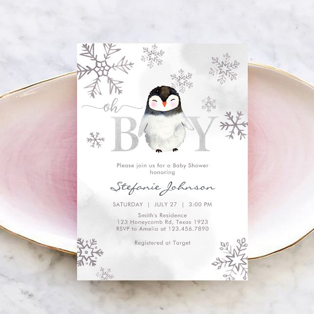 Convites Oh Boy Baby Shower Invitation (Criador carregado)