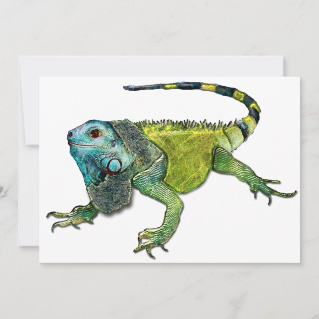 Convites Oh como a iguana vai em casa (Frente)