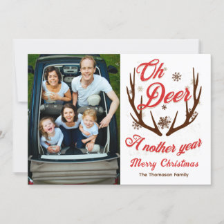 Convites Oh Deer a Noutro Ano de Natal