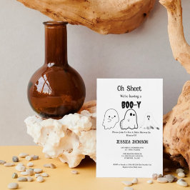 Convites Oh Ficha temos um chá de fraldas de halloween