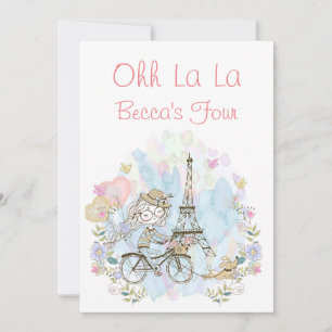 Convites Oh La La Parisiense  