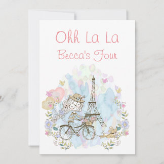 Convites Oh La Parisiense