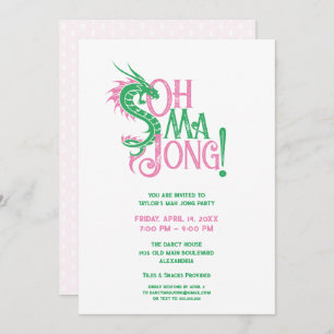 Convites Oh Mah Jong!   Mah-Jongg