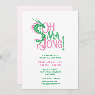 Convites Oh Mah Jong! | Mah-Jongg