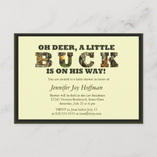 Convites Oh o cervo, um fanfarrão pequeno está em sua