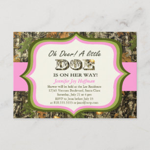 Convites Oh o cervo, uma gama pequena está em sua maneira!