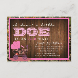 Convites Oh o cervo, uma gama pequena está em sua maneira!