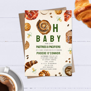 Convites Oh, Peixes Bebês + Chá de fraldas Neutro Pacificad