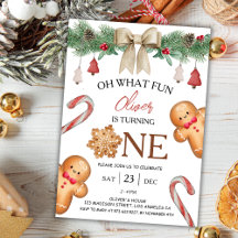 Oh Que Diversão | Bolo de Natal 1º Aniversário