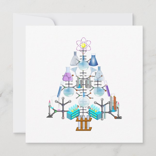 Convites Oh Química, Oh Árvore Química (Frente)