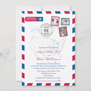 Convites Ohio to Mexico Airmail   CASAMENTO